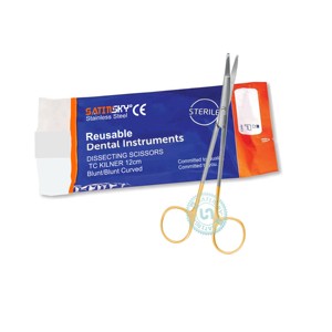 TC Iris Tijeras Recto Inoxidable Afilado/Afilado 11,5 cm Punta Fina Tijeras Quirúrgicas Acero Inoxidable Fabricado de AISI 420 - Product Image 3