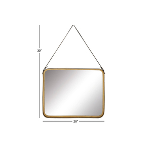 Modern Home Decorative Wall Mounted <b>Metal</b> Mirror Customizable OEM Round Glass Design Wall Decoration From India - Product Image 5