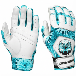 Gants de baseball personnalisés avec logo de marque, doublure intérieure hydrophile, qualité professionnelle d'élite, gants de frappe de softball en gros - Product Image 6