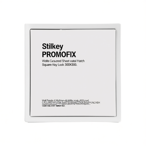 Stilkey PROMOFIX - Compartimento de Metal Lacado en Blanco con Cerradura de Llave Cuadrada 300X300 - Product Image 2