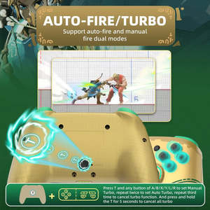 คอนโทรลเลอร์เกมสีเขียว Zelda Toad สำหรับ Nintendo Switch OLED - Product Image 6