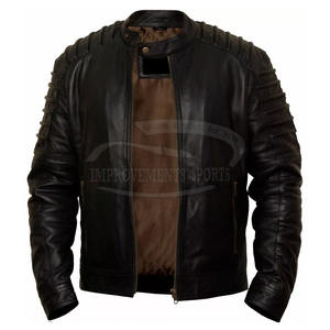 Venta caliente Chaqueta de hombre de último diseño Piel de vaca de alta calidad Hecho en fábrica Logotipo personalizado Tallas grandes para Winter Direct Pakistan - Product Image 1