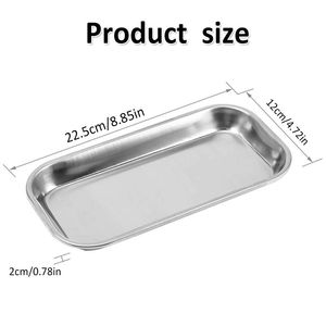 ถาดใส่เครื่องมือแพทย์แบบใช้ซ้ำได้ ขนาด 10 x 8 x 2 นิ้ว วัสดุคุณภาพพรีเมียม รับทำโลโก้ตามสั่ง ถาดผ่าตัดระดับมืออาชีพ - Product Image 4