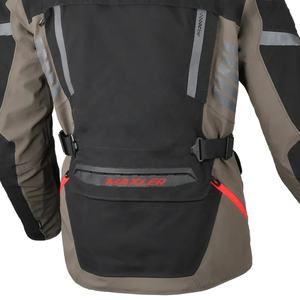 Veste de moto longue en textile certifiée CE, imperméable, vente en gros d'usine OEM, exportateur de marque privée - Product Image 6