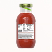 Jugo de naranja roja 100% orgánico puro, natural, NFC, con pulpa en botellas de 200ml/300ml/750ml/1l
