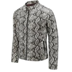 Veste en cuir véritable pour hommes, col rabattu à la mode, style moto mince, taille européenne, imperméable, coupe-vent, haute - Product Image 5