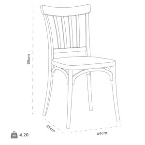 Chaise de salle à manger moderne en plastique empilable pour l'extérieur, mobilier de jardin, vente en gros, pas cher, fabricant de chaises de restaurant, chaise de salle à manger d'hôtel en PP - Product Image 5