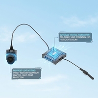 Adaptateur d'objectif en métal CNC léger Axisflying avec dissipateur de chaleur et protection pour les pièces de quadricoptère D-JI O4 Wide Air Unit