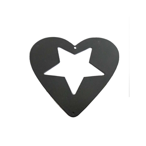 Mayorista Decorativo Hierro Metal Colgante Corazón Pared Decorativo Color Gris Corazón PARA EL Hogar y Decoración de Navidad Hecho a Mano - Product Image 5