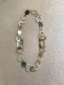 Diseño moderno Artesanía de magnesia orgánica Collar de cuerno de búfalo natural de calidad clásica para joyería de ágata de fiesta - Product Image 3