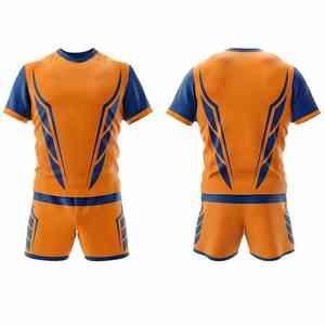 Conjunto personalizado de uniforme de rugby transpirable de secado rápido con venta en línea hecho en Pakistán con nombre de equipo - Product Image 6