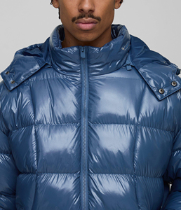 Veste d'hiver matelassée OEM/ODM de haute qualité, personnalisable avec broderie sur le devant, style streetwear, en coton rembourré, séchage rapide, chaude, pour homme - Product Image 2