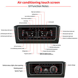 Schermo LCD da 7" Krando Pannello Climatizzatore per <span class=keywords><strong>Volkswagen</strong></span> VW <span class=keywords><strong>Golf</strong></span> <span class=keywords><strong>2013</strong></span> - 2018 Display LCD per Controllo Temperatura e Sedili - Product Image 6