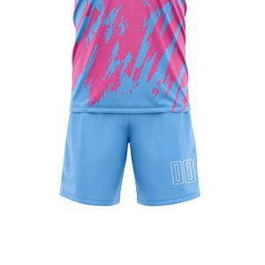 ชุดเสื้อฟุตบอลสำหรับผู้ชายชุดออกกำลังกายแขนสั้นครบชุด - Product Image 5