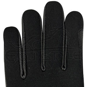 Guantes de Equitación Negros con Palma de Cuero, Pantalla Táctil, Ajustables, Resistentes al Viento para Invierno - Product Image 4