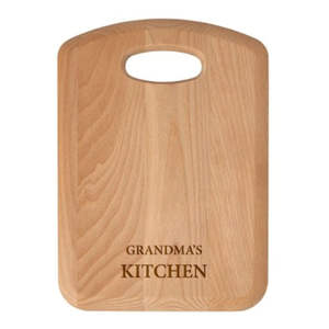 Tabla de Cortar Rectangular de Madera Marrón - Sostenible, Duradera y Fácil de Limpiar para Uso en la Cocina - Product Image 1