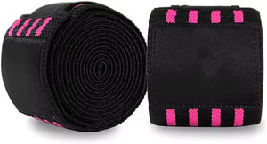 Custom Elastic Heavy Duty Fitness <b>Knee</b> Wraps for Wholesale Weightlifting <b>Knee</b> Wrap High Quality <b>Knee</b> Support Wraps - Product Image 3