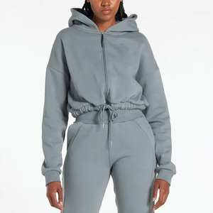 Sudaderas con capucha de punto ecológicas de talla grande de peso pesado de alta calidad, ropa de calle informal, figuras de hombros caídos, capucha transpirable de invierno - Product Image 1