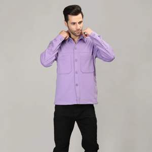 Chaqueta camisera de invierno para Hombre | Sobrecamisa a cuadros con forro polar con capucha y cierre abotonado para una mayor calidez - Product Image 1