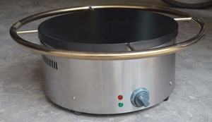 Machine à crêpes <span class=keywords><strong>électrique</strong></span> commerciale <span class=keywords><strong>avec</strong></span> <span class=keywords><strong>poignée</strong></span> en acier inoxydable - Product Image 2