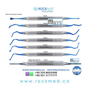 Vista Manual Instrumentos de implantología dental Fórceps de injerto de túnel para uso quirúrgico - Product Image 6