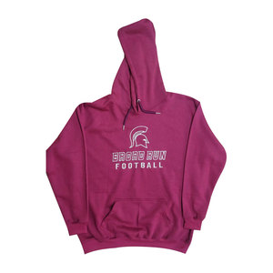 Sudadera con capucha de algodón 100% pesado de manga completa personalizada, tallas para jóvenes y adultos, diseño de logotipo con estampado de soplo, característica anticontracción - Product Image 1