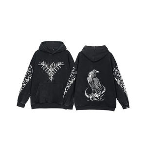 Heavy Weight Vintage Pullover Oversized <b>Hoodie</b> for Men 100% Cotton 420 Gsm Acid Wash <b>Hoodie</b> for Winter - Product Image 3