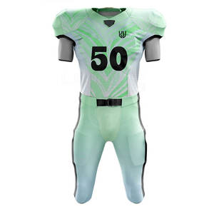 2025 Venta caliente Uniforme de fútbol americano de alta calidad OEM/ODM Servicio Nombre del equipo Imprimir Uniforme de fútbol americano - Product Image 1