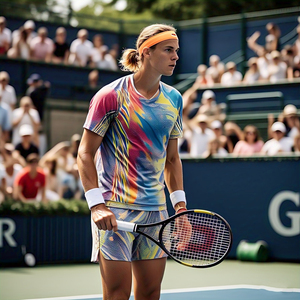 ชุดเครื่องแบบเทนนิสแบดมินตันพิมพ์ซับลิเมชันชุดเสื้อยืดกางเกงขาสั้นตามสั่ง - Product Image 5