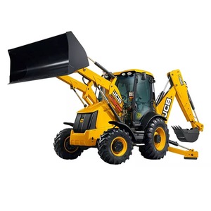 รถตักล้อยางตีนตะขาบสีเหลือง รถตักล้อยาง รถขุด ยี่ห้อที่ใช้ร่วมกันได้กับ JCB อุปกรณ์ก่อสร้าง - Product Image 6