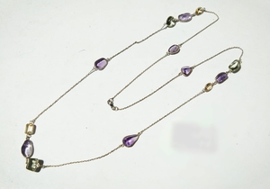 Chaînes en argent sterling multicolore très attrayantes sur mesure avec pierre précieuse semi-précieuse idéale pour les créateurs de bijoux - Product Image 2