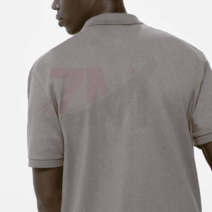 เสื้อโปโลผู้ชาย OEM ขายส่ง ผ้าฝ้ายผสมโพลีเอสเตอร์ ระบายอากาศได้ดี คุณภาพสูง แขนสั้น สไตล์ใหม่ สำหรับเล่นกอล์ฟ - Product Image 5