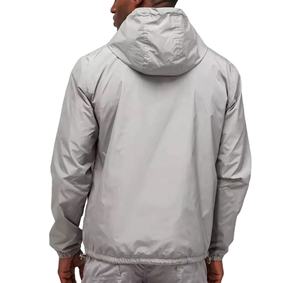 Chaquetas con cremallera impermeables de nailon y poliéster con logotipo personalizado para deportes al aire libre, chaqueta para correr, chaquetas cortavientos con capucha para hombre 2026 - Product Image 6