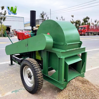 Broyeur à marteaux de moteur diesel électrique de meilleure qualité broyeur de copeaux de bois déchiqueteuse de rasage faisant la machine à vendre