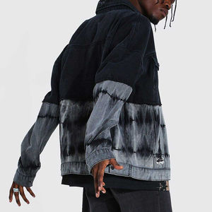 Veste en jean imperméable et coupe-vent pour homme, streetwear, vêtements d'extérieur pour un style décontracté, durable, en coton doux, logo frontal - Product Image 2