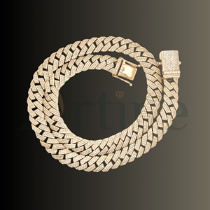 Collar de cadena para hombre con estilo simple, eslabón cubano ligero - Product Image 1