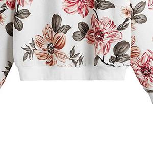 Sudadera de Mujer Personalizada OEM, Nueva Sudadera de Algodón y Poliéster Estampada de Manga Larga para Mujer, Sudadera para Niñas - Product Image 4