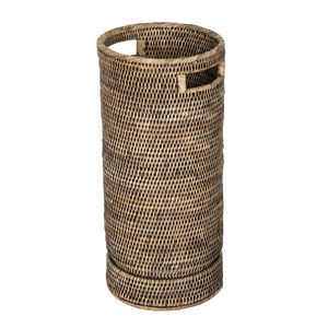 Support de parapluie en bambou naturel décoratif en rotin pour l'intérieur et l'extérieur Support de parapluie rond en rotin fait à la main - Product Image 6