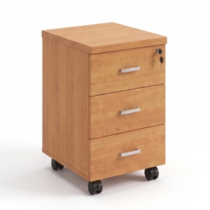 Bureau de direction moderne et durable ARSU, écologique, en panneaux de particules de mélamine, avec 3 tiroirs à crayons, design minimaliste, en plastique - Product Image 2