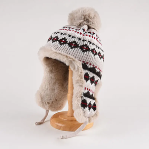 Gorro de Invierno Unisex, Cálido, de Felpa, Cortavientos, con Camuflaje y Bordado 3D para Adultos - Colores y Logotipo Personalizables - Product Image 6