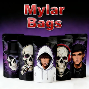 Custom Logo Mylar Bags 3.5g Urban Character <b>Open</b> Top Resealable Stand up Ziplock Food <b>Storage</b> Pouches for Candy - Product Image 3