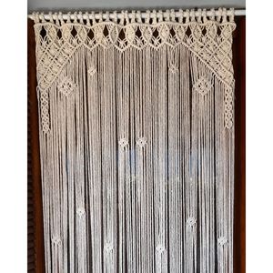 Rideau mural en macramé bohème, décoration de mariage, rideau suspendu pour un style bohème, pour la maison ou les lieux de réception de mariage - Product Image 1