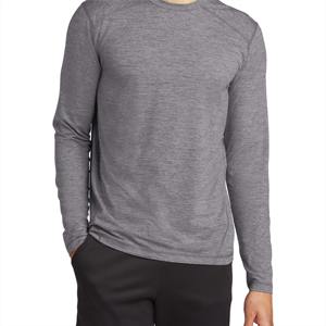 Camiseta de manga larga personalizada informal para hombre algodón Spandex Logo bordado pesado nuevo diseño personalizado estampado de letras patrón al por mayor - Product Image 1