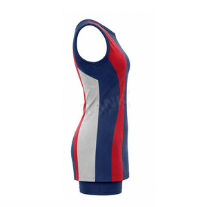 Service OEM, logo personnalisé, uniforme de netball de qualité supérieure, taille plus, sublimation, séchage rapide, respirant - Product Image 3