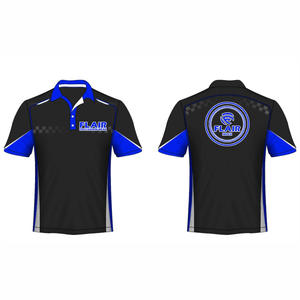 Gran oferta de algodón 100% para hombre, camiseta Polo personalizada de buena calidad, Color sólido, estilo informal, patrón, 180g, tela, peso frontal - Product Image 6