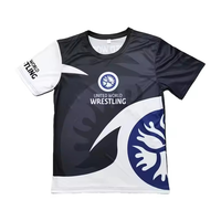 Camiseta de Compresión Ligera de Talla Grande con Estampado de Surf, Protección contra Erupciones, para Jiu Jitsu y MMA, con Logotipo Personalizado, Elástica en Cuatro Direcciones, Venta al Por Mayor OEM