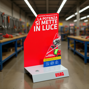 Expositor de mostrador USAG para llaves neumáticas, soporte vacío para llaves de impacto - Product Image 3