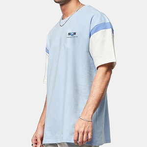 เสื้อยืดโอเวอร์ไซส์ผู้ชายลำลอง ผ้าเนื้อนุ่มน้ำหนักเบา ทรงหลวมเหมาะสำหรับสตรีทแวร์ ชุดลำลองประจำวัน ชุดฤดูร้อน และสไตล์ทันสมัย - Product Image 3