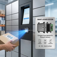 WCMI - Módulo Lector de Códigos de Barras 1D y 2D de Alto Rendimiento, USB TTL RS232, para Kioscos, Equipos Médicos y Puertas de Metro