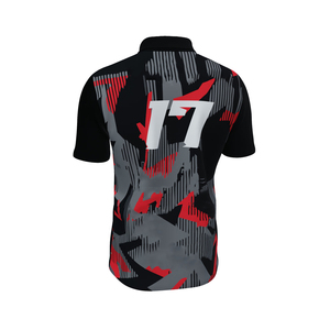 Polo de course au design libre Chemise de course en polyester sublimée personnalisée Polo en gros - Product Image 6